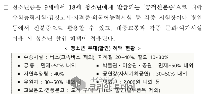 여름방학 선물은 ‘신분증’? 청소년증 발급하면 편의점 상품권까지!