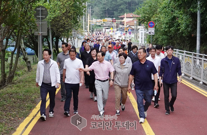 창녕군 장마면, 가족사랑 건강 걷기대회 성황리에 개최