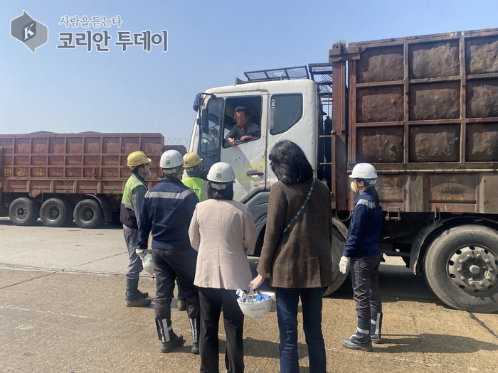 고철운반차량 방진덮개설치 민관 합동점검 실시