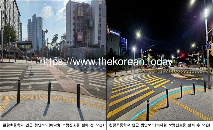 횡단보도 보행신호 보조장치 확대 설치…보행자 안전 강화