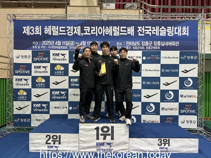 레슬링팀, 제3회 헤럴드경제·코리아헤럴드배 전국레슬링대회 쾌거