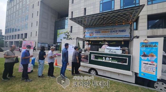 현장 근로자 위한 ‘온열질환 예방 푸드트럭’ 운영