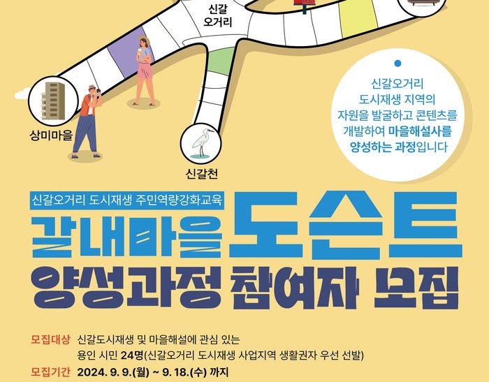 지역 역사 알리는 ‘갈내마을 도슨트’ 프로그램 참가자 모집