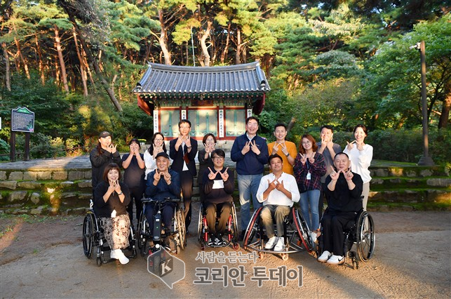 휠체어 이용 가능한 걷기길, 원주시가 앞장선다