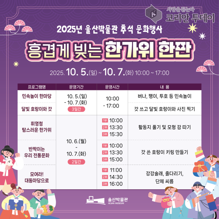 울산박물관·울산대곡박물관 추석 전통문화 한마당