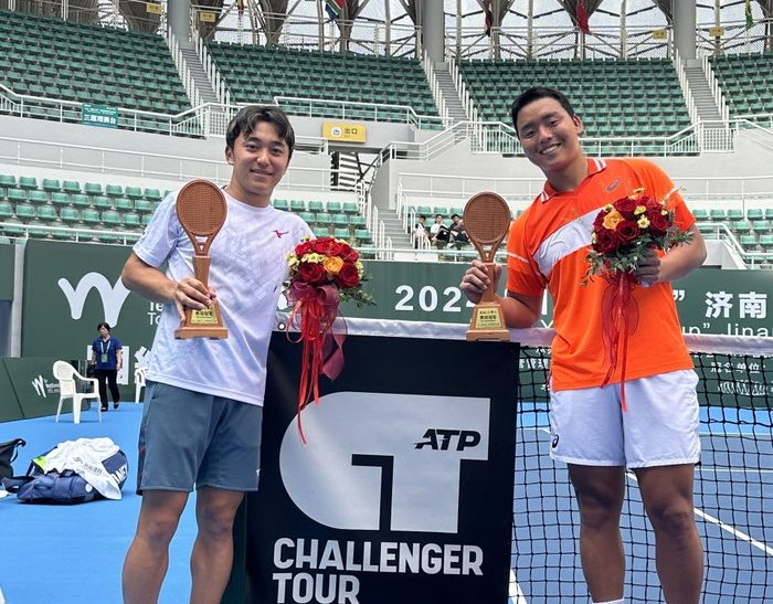 안성시청 정윤성, ATP 중국 지난오픈 챌린저 복식 우승