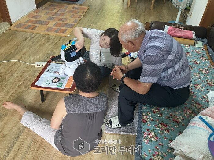 금산군 어르신 AI 건강관리 프로그램 큰 호응