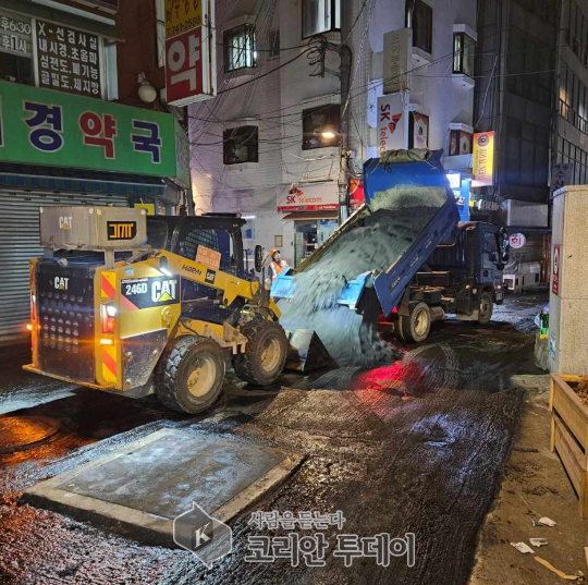 창신골목시장 도로 정비 완료, 종로구