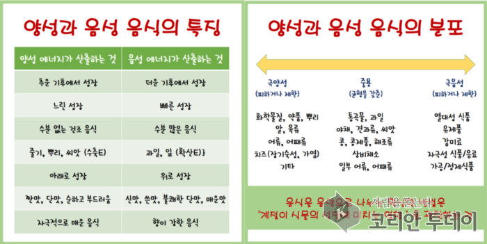 [마크로비오틱 8] 음양의 균형과 계절별 식단