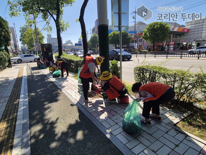 만수1동, 가을맞이 제초 작업 실시