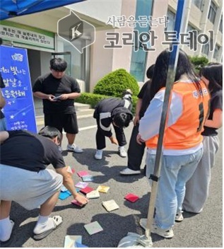 안성시청소년상담복지센터, 두원공업고 ‘학교폭력예방캠페인’ 아웃리치 성료
