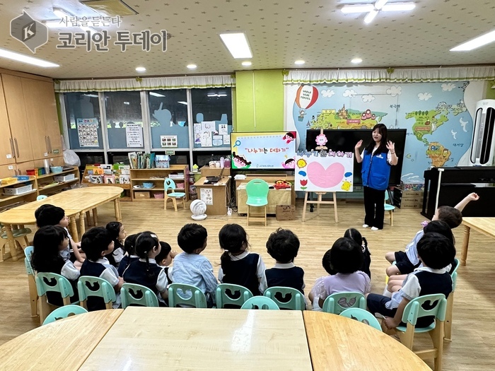 아이들 마음속에 씨앗처럼 심어진 ‘나눔’, 유치원 교실 가득 따뜻한 감동 퍼져