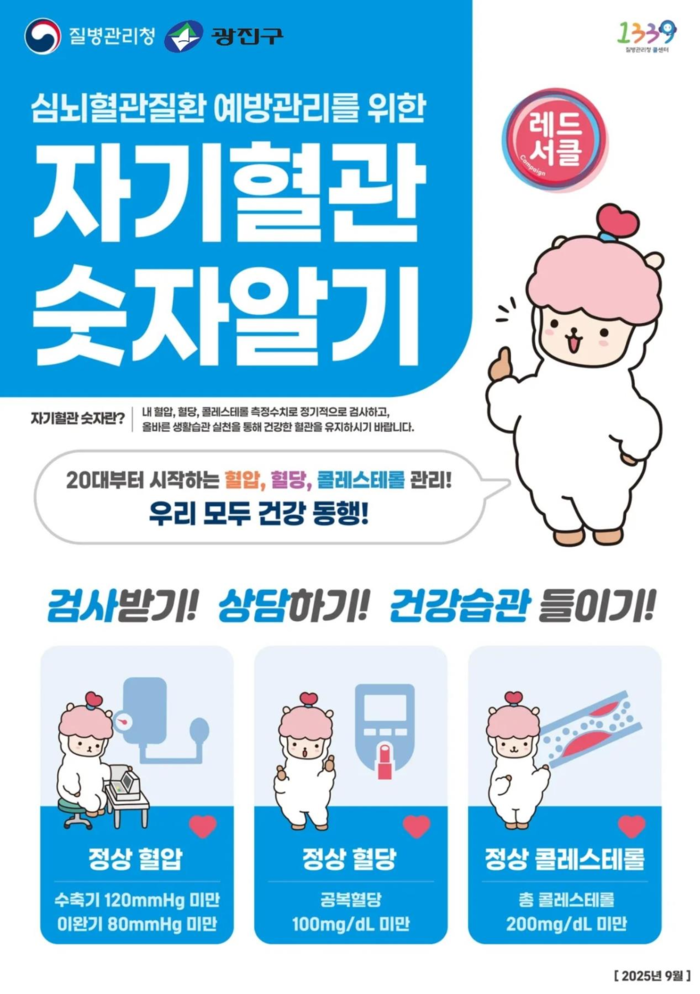 심뇌혈관질환 예방 ‘레드서클 캠페인’ 광진구에서 개최