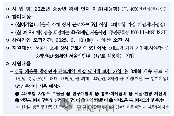 “4050은 퇴직이 아니다?”… 서울시, 경력자 잡아두기 작전 돌입