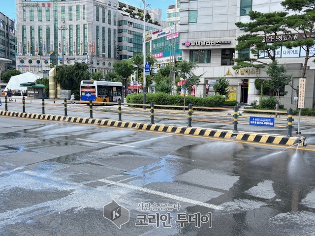 고양시, 화정역 ‘쿨링&클린로드’ 확대 가동…폭염 대응 총력