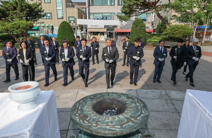 제70회 현충일 황어장터 3.1만세운동 기념탑 참배…숭고한 희생정신 기려, 계양구