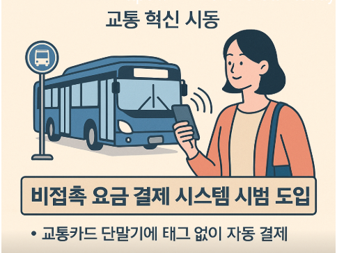 교통 혁신 시동…. 10월부터 ‘손 안 대고’ 서울버스 탄다