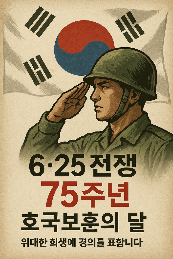 6·25전쟁 75주년… 대한민국, 호국보훈의 달 맞아 순국선열 기린다