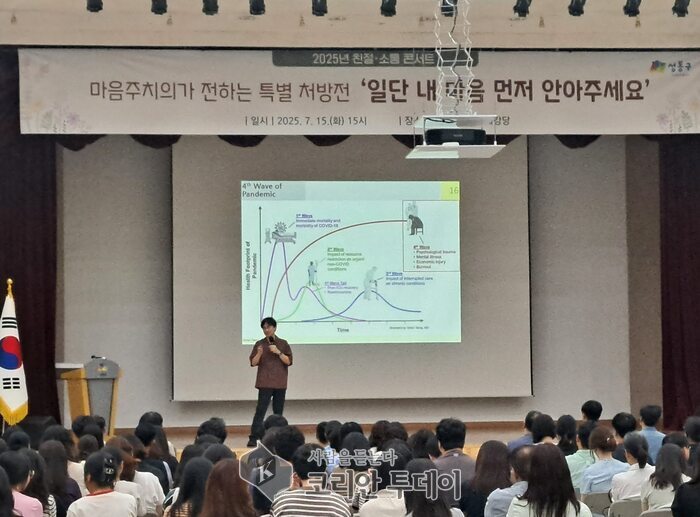 성동구, 윤대현 교수 초청 ‘친절·소통 콘서트’ 성료…공직자 마음 돌봄 앞장