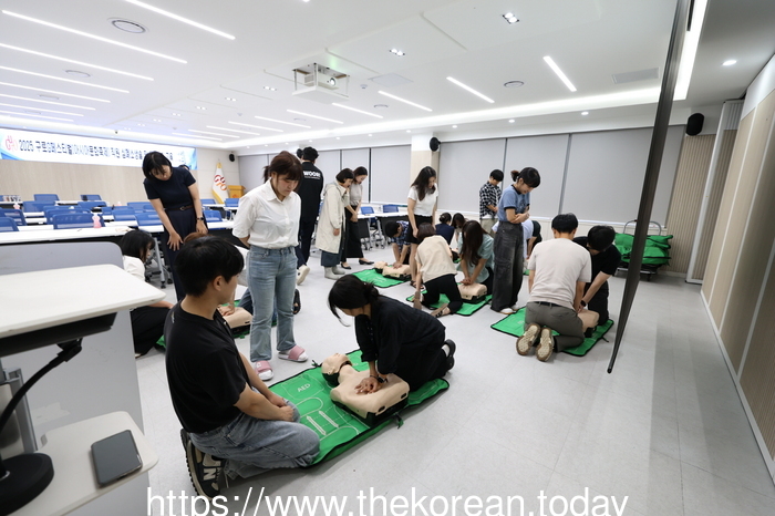 구로구, 안전한 구로G페스티벌 개최를 위한 응급처치 및 심폐소생술 교육 실시