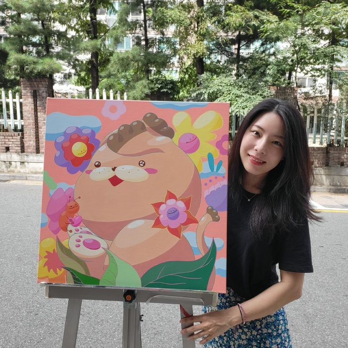 어슬렁하우스 김잔디 작가, 지친 마음을 위한 치유 아트 프로젝트