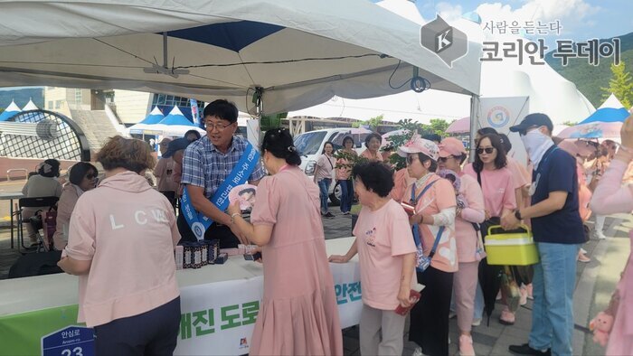 안성시, 세계소프트테니스선수권대회에서 도로명주소 홍보 실시