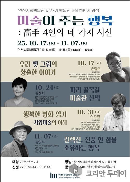 인천시립박물관, 제27기 박물관대학 개강