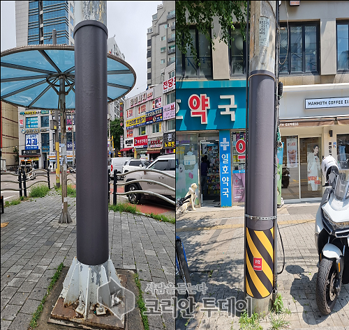 부평구, 가로등·전신주에 ‘불법광고물 방지 장치’ 설치 완료