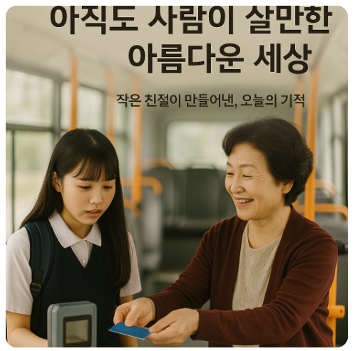 아직도 사람이 살만한 아름다운 세상