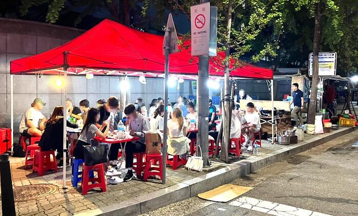 여의도 기업형 불법 포장마차 근절…영등포구, 보행 안전 챙겼다