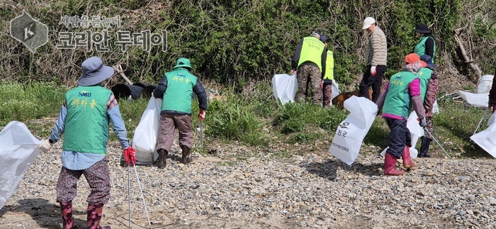 해양쓰레기 5톤 수거…민·관 합동 청정섬 만들기 앞장