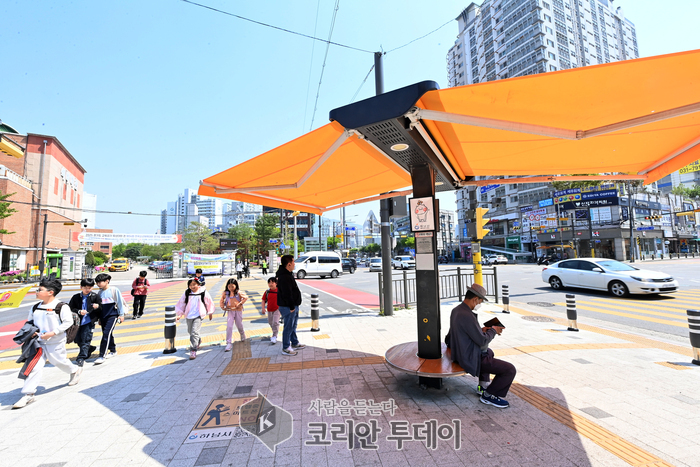 하남시, 전국 최초 ‘스마트 그늘막 전용 도시’ 완성… 전 구간 100% 전환