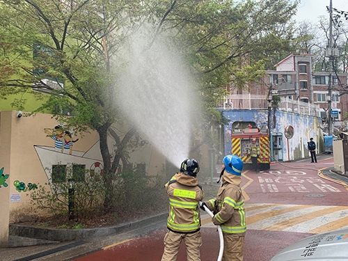 아이들 안전, 훈련으로 지킵니다”… 금천구, 어린이집 화재 대응 훈련 실시