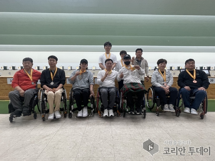 BDH파라스, 전국장애인사격대회 싹쓸이…금빛 총성 울렸다