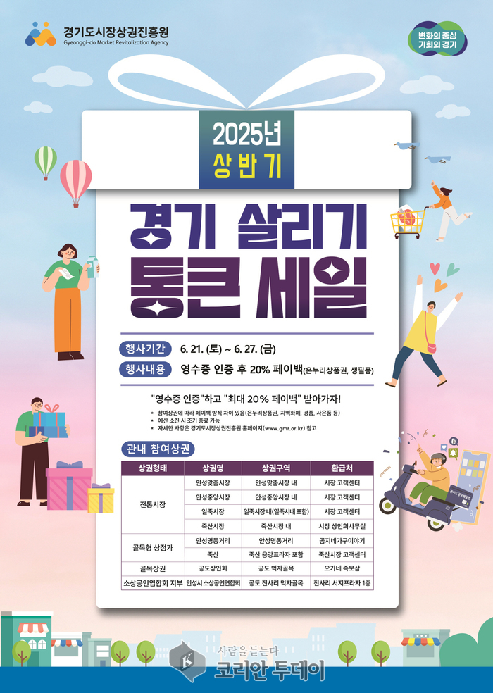 지역경제에 온기를 더하다, 안성시 ‘2025 상반기 경기 살리기 통큰 세일’ 개최