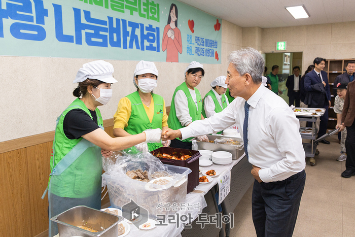 작전2동 새마을부녀회, 이웃사랑 나눔 바자회 개최, 지역 공동체 온정 확산