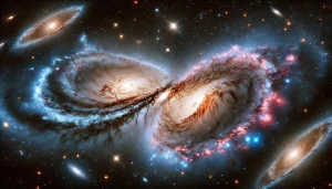 Galactic Ballet: The Dance and Drama of Colliding Galaxies