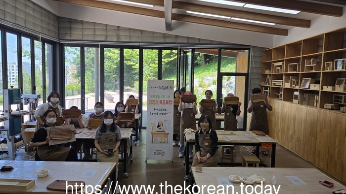 드림스타트 부모 대상 힐링 목공체험 운영