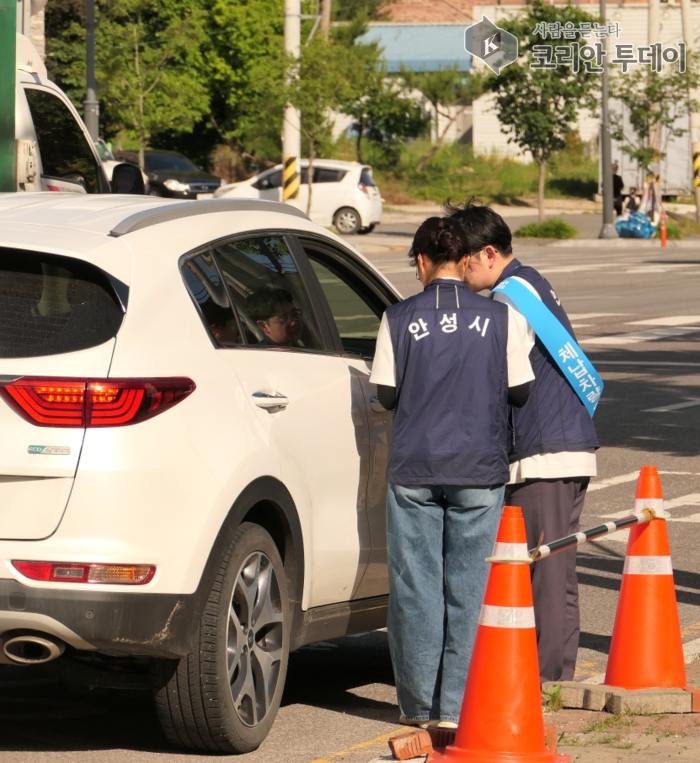 안성시, 2025년 2분기 체납차량 일제 단속 실시