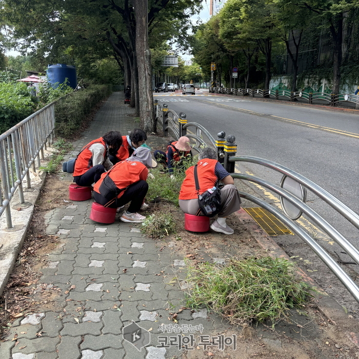 만수1동, 다가오는 가을 맞아 제초작업 진행