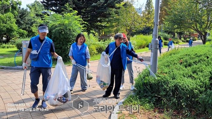 연수구 연수1동 주민자치회, 환경 정화 플로깅 캠페인