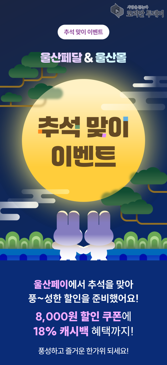 울산시 추석맞이 울산페달·울산몰 할인쿠폰전 대규모 진행